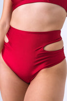 Sorte Instinct Bottoms - Poppy Red-Sorte-Pole Junkie