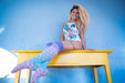 Rolling Iara Mermaid Over the Knee Socks (3 Sizes Available)-Rolling-Pole Junkie
