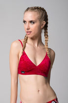 RAD Monica Velvet Top - Red-RAD-Pole Junkie