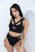 RAD Glitter XX Top - Black-RAD-Pole Junkie