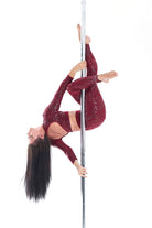 Paradise Chick Superhero Series Ultra Grip Leggings - Cherry Leopard-Paradise Chick-Pole Junkie