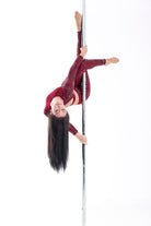 Paradise Chick Superhero Series Ultra Grip Leggings - Cherry Leopard-Paradise Chick-Pole Junkie