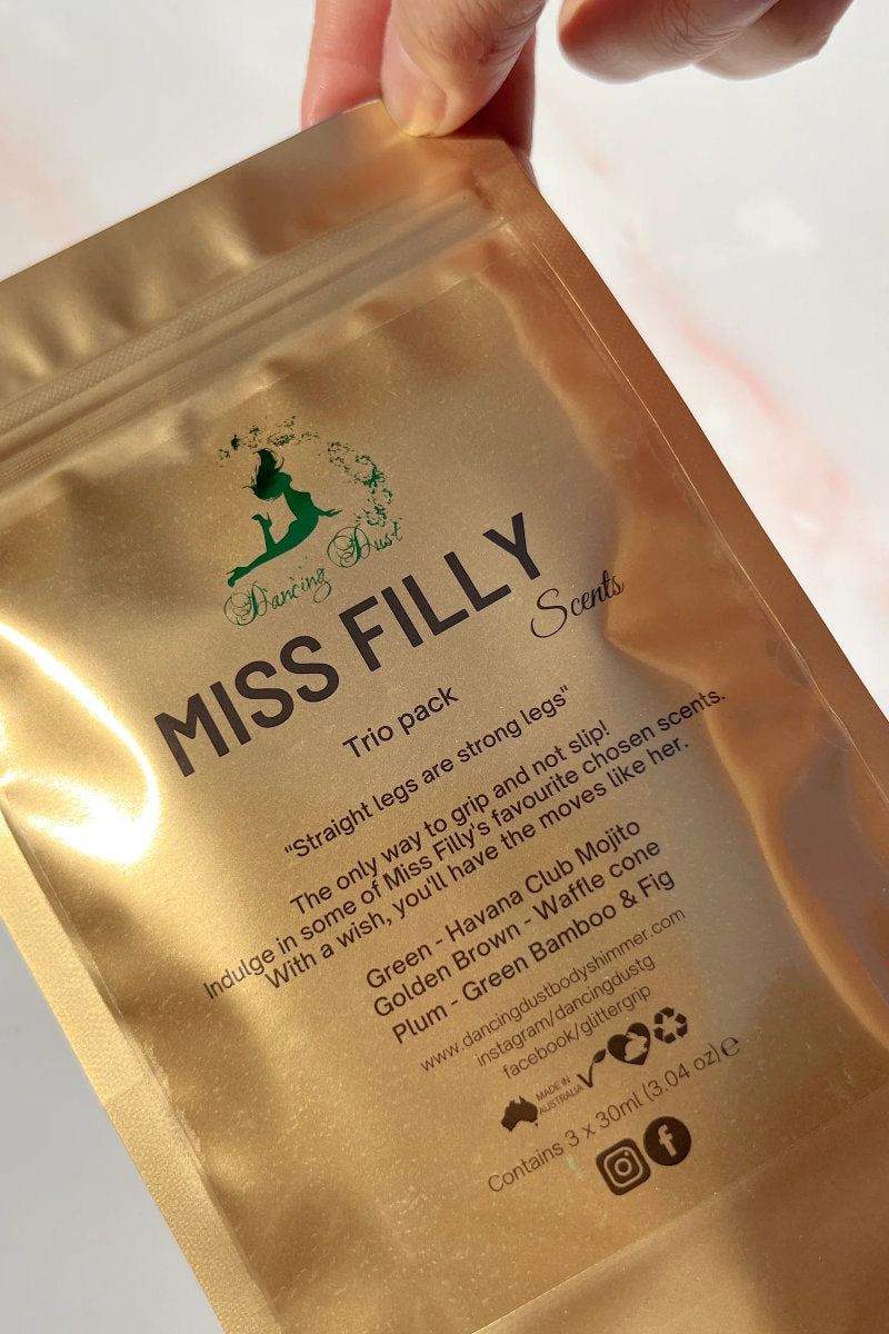 Dancing Dust Miss Filly Make Me Dusty Trio pack - Mojito, Waffle, Bamboo & Fig