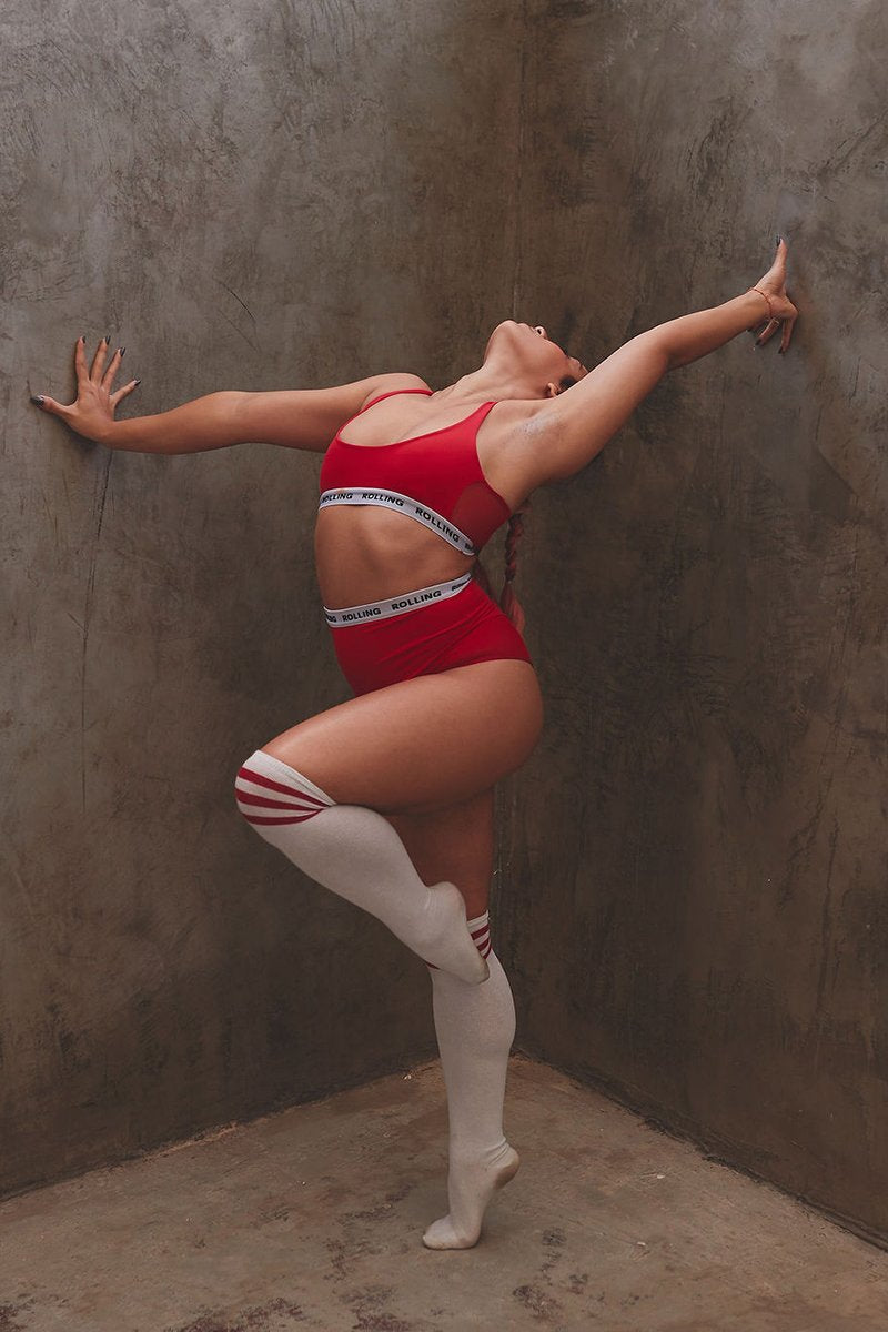 Rolling Alpha Top - Red-Rolling-Pole Junkie