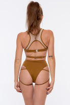 Nona Perkasa Night Jasmine Bottoms - Brass-Nona Perkasa-Pole Junkie