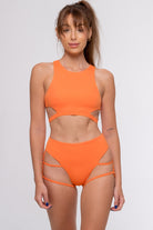 Nona Perkasa Night Jasmine Bottoms - Salmon-Nona Perkasa-Pole Junkie