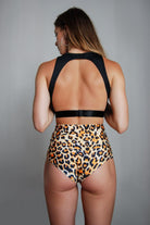 Pole Addict High Waisted Shorts - Sunrise Leopard-Pole Addict-Pole Junkie