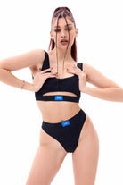 MÆD Offset Top - Matte Black-MÆD-Pole Junkie