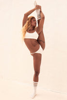 Rolling KI Cheeky Bottoms - Ribbed Off-White-Rolling-Pole Junkie