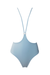Hamade Activewear Neck Ring High Waisted Bottoms - Light Blue-Hamade Activewear-Pole Junkie