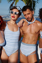 Rolling Alpha High Waist Hot Pants - Wave-Rolling-Pole Junkie