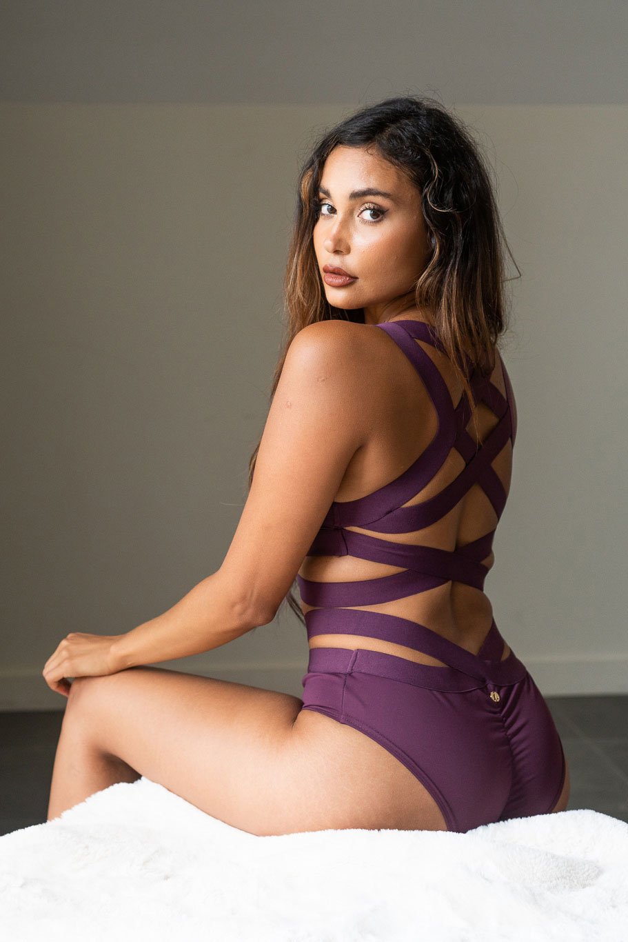 Lunalae Serena Top - Recycled Mulberry-Lunalae-Pole Junkie