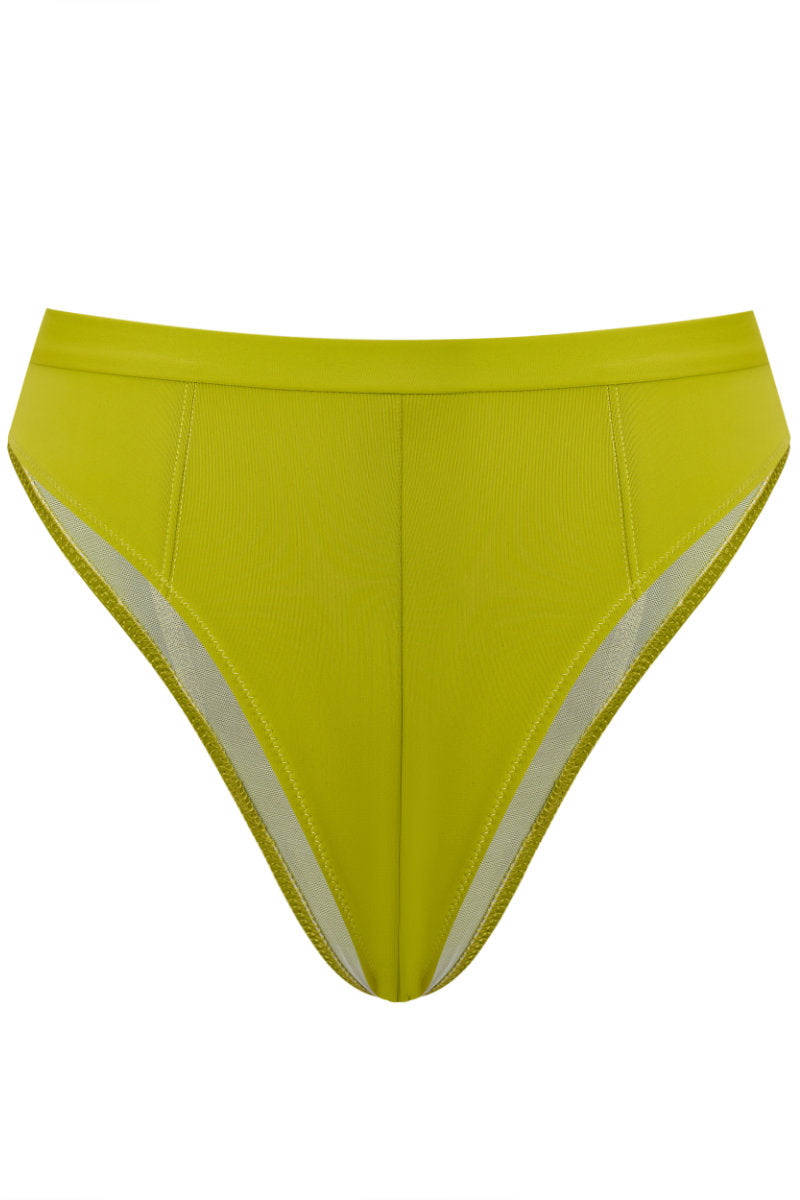 Shark Polewear Annet Shorts - Lime-Shark Polewear-Pole Junkie