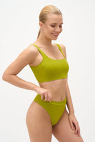 Shark Polewear Annet Shorts - Lime-Shark Polewear-Pole Junkie