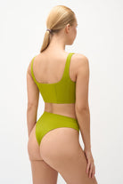 Shark Polewear Annet Top - Lime-Shark Polewear-Pole Junkie