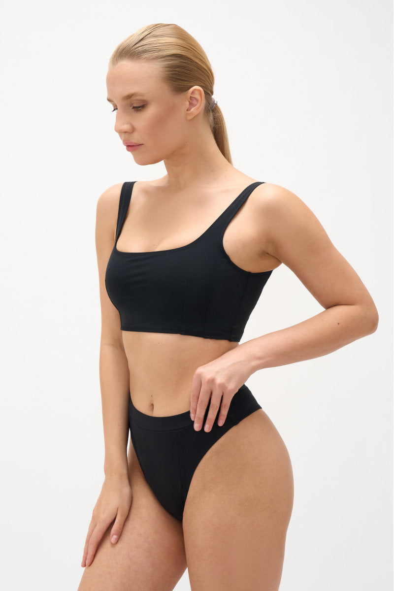 Shark Polewear Annet Top - Black-Shark Polewear-Pole Junkie