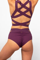 Lunalae Tara Low Waisted Bottoms - Recycled Mulberry-Lunalae-Pole Junkie
