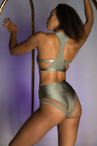 Tatiana Activewear Isla Top - Summer Khaki-Tatiana Activewear-Pole Junkie