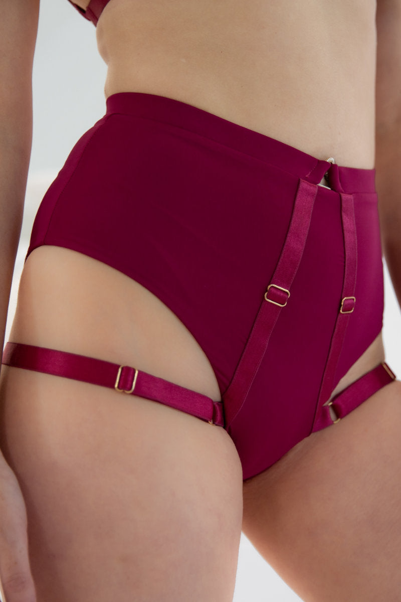 Tatiana Activewear Tokio Shorts - Matte Fuchsia-Tatiana Activewear-Pole Junkie