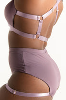 Tatiana Activewear Tokio Top - Mauve-Tatiana Activewear-Pole Junkie