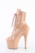 Pleaser USA Adore-1020 7inch Pleaser Boots - Patent Blush-Pleaser USA-Pole Junkie
