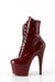 Pleaser USA Adore-1020 7inch Pleaser Boots - Patent Burgundy-Pleaser USA-Pole Junkie