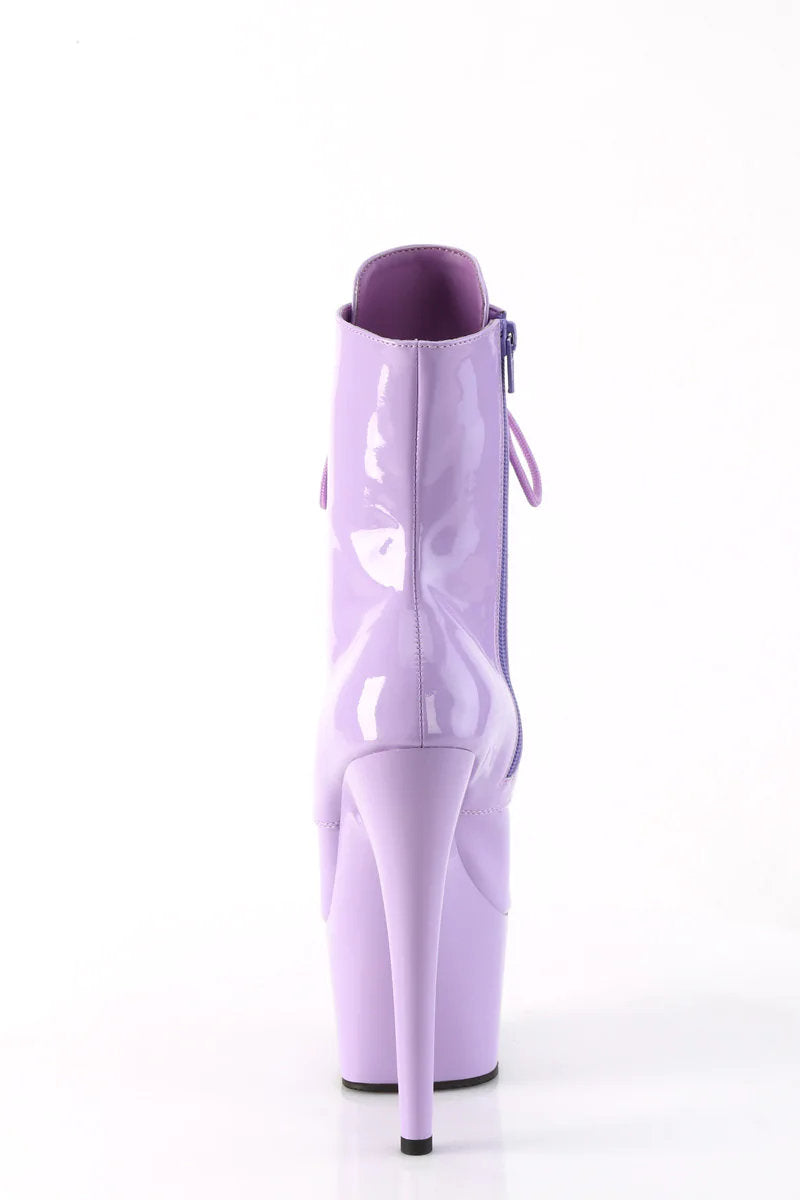 Pleaser USA Adore-1020 7inch Pleaser Boots - Patent Lavender-Pleaser USA-Pole Junkie
