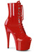 Pleaser USA Adore-1020 7inch Pleaser Boots - Patent Red-Pleaser USA-Pole Junkie