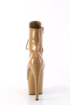 Pleaser USA Adore-1020 7inch Pleaser Boots - Patent Toffee-Pleaser USA-Pole Junkie