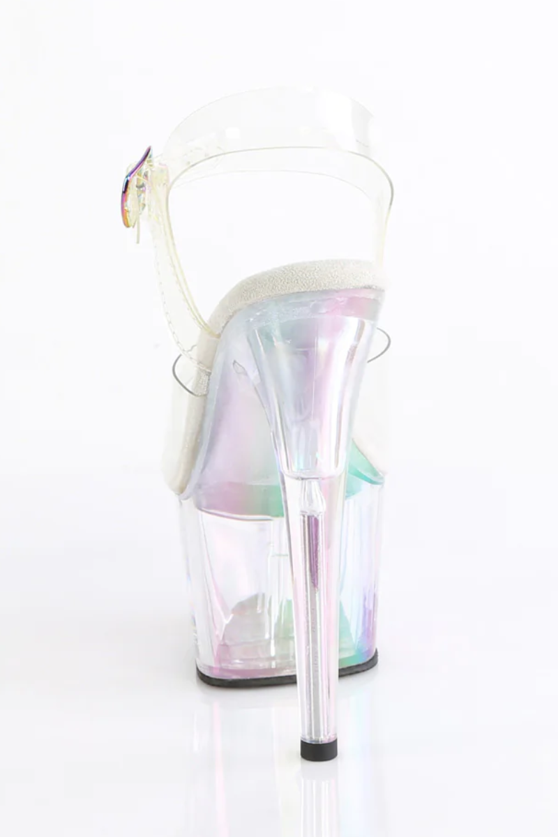 Holographic perspex heels sales