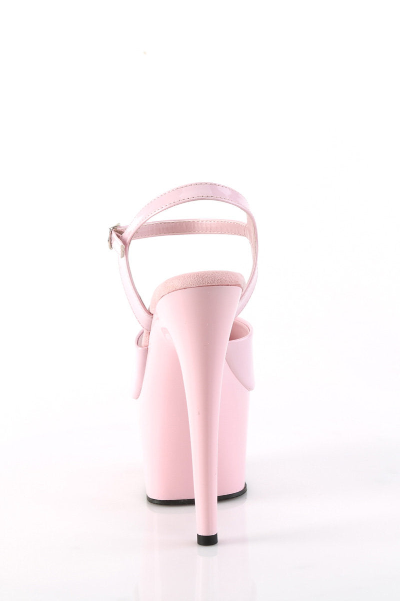 Pleaser USA Adore-709 7inch Pleasers - Patent Baby Pink