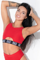 RAD Bahari Top Eco - Red-RAD-Pole Junkie