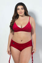 RAD Monica Velvet Top - Red-RAD-Pole Junkie