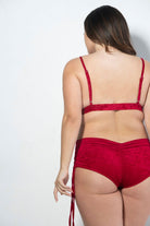 RAD Monica Velvet Top - Red-RAD-Pole Junkie