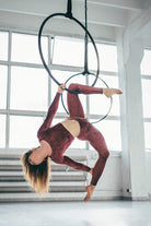 Dragonfly Pavi Crop Top - Velvet Amaranth-Dragonfly-Pole Junkie