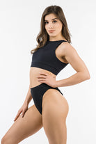 REV ACTIV Baddie Top - Black-REV ACTIV-Pole Junkie