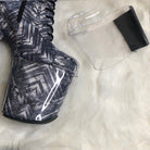 Hella Heels Classique Shoe Protector - Clear (Black back)-Hella Heels-Pole Junkie