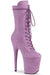 Pleaser USA Flamingo-1050FS Faux Suede 8inch Pleaser Boots - Lilac-Pleaser USA-Pole Junkie