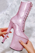 Hella Heels The Glitterati 8inch Boots - Sugarbaby-Hella Heels-Pole Junkie