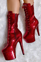 Hella Heels The Glitterati 7inch Boots - Kansass-Hella Heels-Pole Junkie