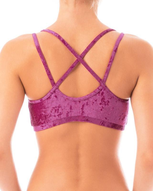Dragonfly Velvet Nicole Top - Ruby-Dragonfly-Pole Junkie