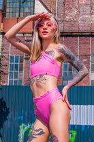 Pole Addict Mesmerized Top - Neon Pink-Pole Addict-Pole Junkie