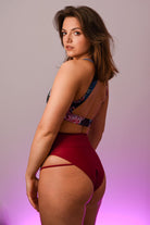 Pole Addict Not So Grr Shorts - Wine-Pole Addict-Pole Junkie