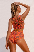 Creatures of XIX Nyx SAFARI Top - Orange Cheetah-Creatures of XIX-Pole Junkie