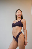 Pole Addict Brazilian Shorts Muse - Plum-Pole Addict-Pole Junkie