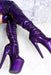 Hella Heels The Glitterati Thigh High 8inch Boots - Purple Rain-Hella Heels-Pole Junkie