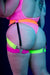 Rolling Fluro Mesh Bodysuit - Neon Pink-Rolling-Pole Junkie