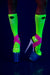 Rolling Fluro Ankle Cuff - Neon Pink-Rolling-Pole Junkie