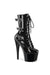 Pleaser USA Adore-1043 7inch Pleaser Boots - Patent Black-Pleaser USA-Pole Junkie