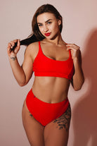 Pole Addict Bliss Top - Red-Pole Addict-Pole Junkie